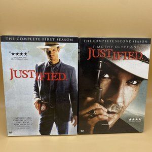 Justified Season 1 and 2 DVD Justified The Complete First Second Seasons DVD.